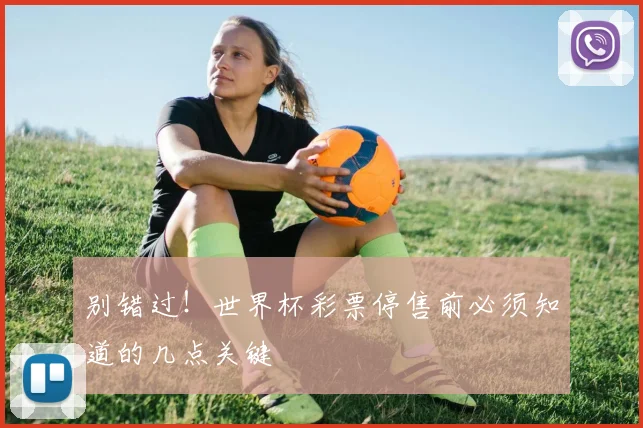 别错过！世界杯彩票停售前必须知道的几点关键